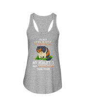 Load image into Gallery viewer, I'm Not Crazy My Reality Is Just Different Than Yours Custom Ladies Flowy Tank
