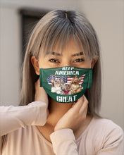 Load image into Gallery viewer, Keep America Great Yorkshire Terrier Gift For Dog Lovers Cloth Face Mask
