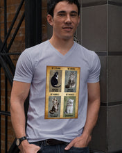 Load image into Gallery viewer, Cat Be Strong When You Are Weak Gift For Cat Lovers Guys V-Neck
