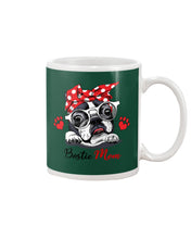 Load image into Gallery viewer, Boston Terrier With White Glasses Love Mom Gift For Dog Lovers Mug
