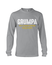 Load image into Gallery viewer, Grumpa Like A Regular Grandpa Only Grumpier Unisex Long Sleeve
