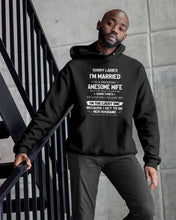 Load image into Gallery viewer, Gift For Husband I'm The Lucky One Because I Get To Be Her Husband Hoodie
