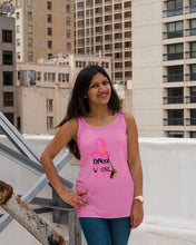 Load image into Gallery viewer, Cancer Chose The Wrong Witch Breast Cancer Awareness  Special Custom Design Ladies Flowy Tank
