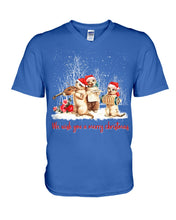 Load image into Gallery viewer, Cats We Wish You A Merry Christmas Gift For Cat Lovers Guys V-Neck
