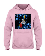 Load image into Gallery viewer, Lovely Phone Case Twinkling Blue Heart Gift For Parrots Lovers Hoodie
