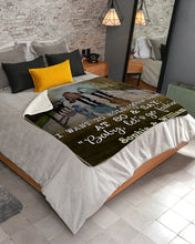 Load image into Gallery viewer, Fishing I Want To Hold You Hand At Eighty Fleece Blanket Sherpa Blanket
