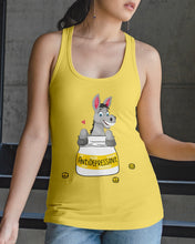 Load image into Gallery viewer, Funny Donkey Anti Depressant Meaning Gift For Women Ladies Flowy Tank
