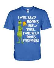 Load image into Gallery viewer, I’ll Read Book Everywhere Great Gift For Book Lovers Guys V-Neck
