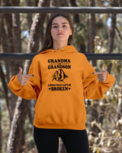 Load image into Gallery viewer, Grandma And Grandson A Bond That Can't Be Broken Custom Design Hoodie
