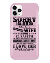 Load image into Gallery viewer, Gift For Husband I Love Here Forever And Always Phone case
