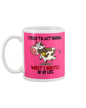 Load image into Gallery viewer, Cow Worst 5 Minutes Gift For Cow Lovers Mug
