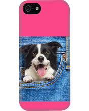 Load image into Gallery viewer, Border Collie In Denim Pocket Gift For Dog Lovers Phone case
