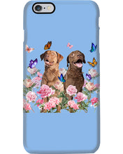 Load image into Gallery viewer, Gift For Dog LoversChesapeake Bay Retriever With Peonies Phone case
