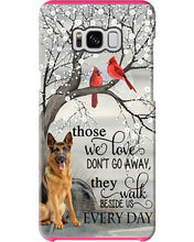 Load image into Gallery viewer, German Shepherd They Walk Beside Us Everyday Special Custom Design Phone case

