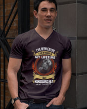 Load image into Gallery viewer, Mamasaurus Rex Is My Favorite Special Custom Design Guys V-Neck
