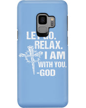Load image into Gallery viewer, Let You Relax I Am With You Gray Background Phone case
