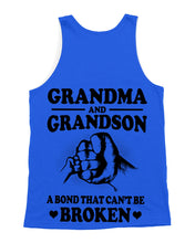 Load image into Gallery viewer, Grandma And Grandson A Bond That Can't Be Broken Custom Design Unisex Tank Top
