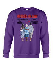 Load image into Gallery viewer, Daughter In Law's Best Friend Son's Best Partner In Crime Gift For Mom In Law Sweatshirt
