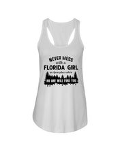 Load image into Gallery viewer, Gift For Florida Girl No One Will Find You Ladies Flowy Tank
