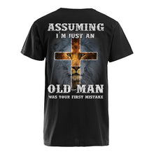 Load image into Gallery viewer, Assuming I'm Just An Old Man Was Your First Mistake Guys V-Neck
