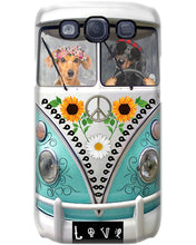 Load image into Gallery viewer, Lovely Phone Case With Hippie Bus Gift For Dachshund Lovers Phone case
