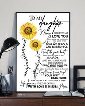 Load image into Gallery viewer, Be Brave Be Bold Be Beautiful Gift For Daughter From Mom Vertical Poster
