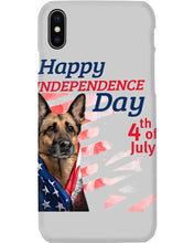 Load image into Gallery viewer, German Shepherd Happy Independence Day 4th Of July Gift For Dog Lovers Phone case
