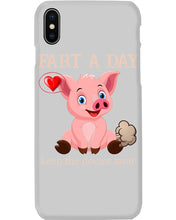Load image into Gallery viewer, Fart A Day Keep The Doctor Away Gift For Pig Lovers Phone case
