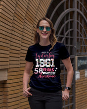 Load image into Gallery viewer, Made In September  1961 58    Years Of Being Awesome Trending Ladies Tee
