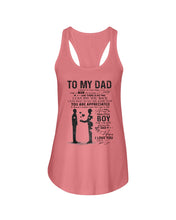 Load image into Gallery viewer, Giving For  Dad Let You Know You're Appreciated  Custom Design Ladies Flowy Tank
