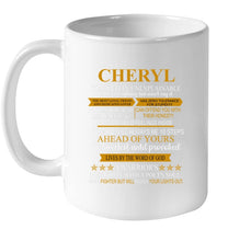 Load image into Gallery viewer, Cheryl Custom Name Gift A Warrior's Mentality With A Poet's Soul Mug
