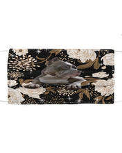 Load image into Gallery viewer, Gift For Dog Lovers Pitbull Bright Peonies Cloth Face Mask
