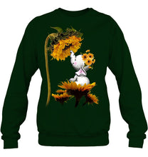 Load image into Gallery viewer, Elephant Sunflower Special Custom Design For Cute Girls Sweatshirt
