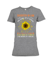Load image into Gallery viewer, Daughter-in-law A Soul Of A Witch Fire Of A Lioness Ladies Tee
