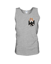 Load image into Gallery viewer, Cavalier King Charles Spaniel In Pocket - Dogs Lovers Gift Unisex Tank Top
