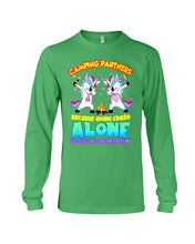 Load image into Gallery viewer, Camping Partners Because Going Crazy Alone Is Just Not As Much Fun Unisex Long Sleeve
