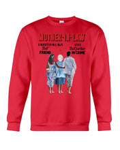 Load image into Gallery viewer, Daughter In Law's Best Friend Son's Best Partner In Crime Gift For Mom In Law Sweatshirt
