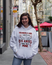 Load image into Gallery viewer, Grandpa's Girl I Used To Be His Angel Gift For Men Hoodie
