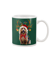 Load image into Gallery viewer, Australian Terrier Gorgeous Reindeer Christmas Gift For Dog Lovers Mug
