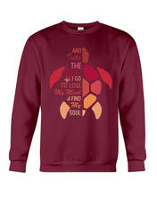 Load image into Gallery viewer, And Into The Ocean I Go To Lose My Mind Sea Turtle Sweatshirt
