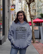 Load image into Gallery viewer, 5 Things You Should Know About My October      Grandpa For Birthday Gift Hoodie
