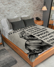 Load image into Gallery viewer, Dinosaur King Mom Gift For Daughter Remember Whose Daughter You Are Sherpa Blanket
