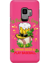 Load image into Gallery viewer, Baseball Drink Beer Day St Patrick's Day Gift For Baseball Lovers Phone case
