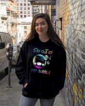 Load image into Gallery viewer, Lovely Phone Case Rainbow Design Stay Out Of My Bubble Gift For Friends Hoodie

