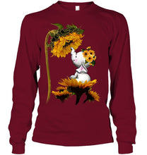 Load image into Gallery viewer, Elephant Sunflower Special Custom Design For Cute Girls Unisex Long Sleeve
