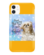 Load image into Gallery viewer, Angels And Shih Tzu Are Not Different Gift For Dog Lovers Phone case
