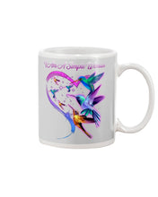 Load image into Gallery viewer, Hummingbirds Heart Shaped I Am A Simple Woman Gift For Mom Mug

