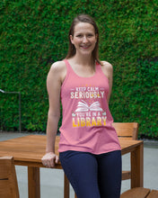 Load image into Gallery viewer, Keep Calm Seriously You're In A Library Trending Gift For Librarian Ladies Flowy Tank

