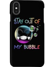 Load image into Gallery viewer, Lovely Phone Case Rainbow Design Stay Out Of My Bubble Gift For Friends Phone case
