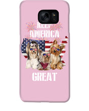 Load image into Gallery viewer, Keep America Great Yorkshire Terrier Gift For Dog Lovers Phone case
